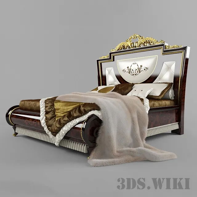 furniture - Bed A.R.ARREDAMENTI SRL Amadeus 1673 3D Model