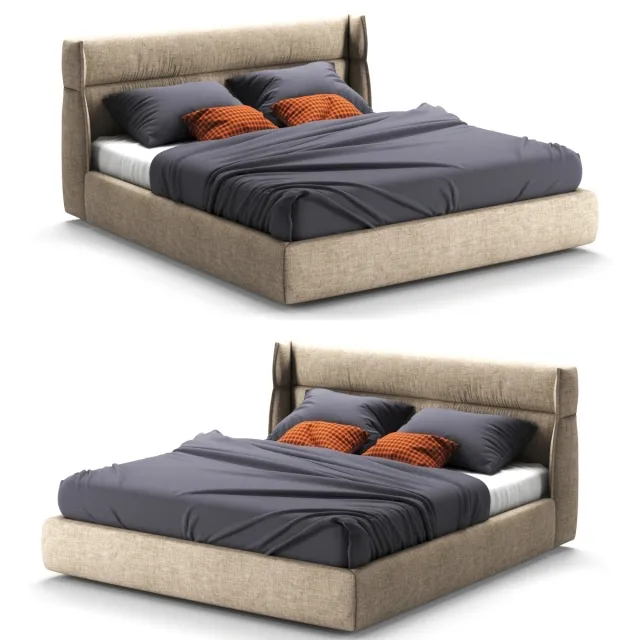 furniture - Bed Alf DaFre Oregon 3D Model