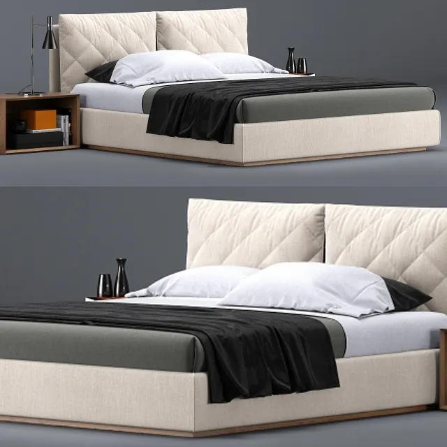 furniture - Bed Allen Felis 3D Model