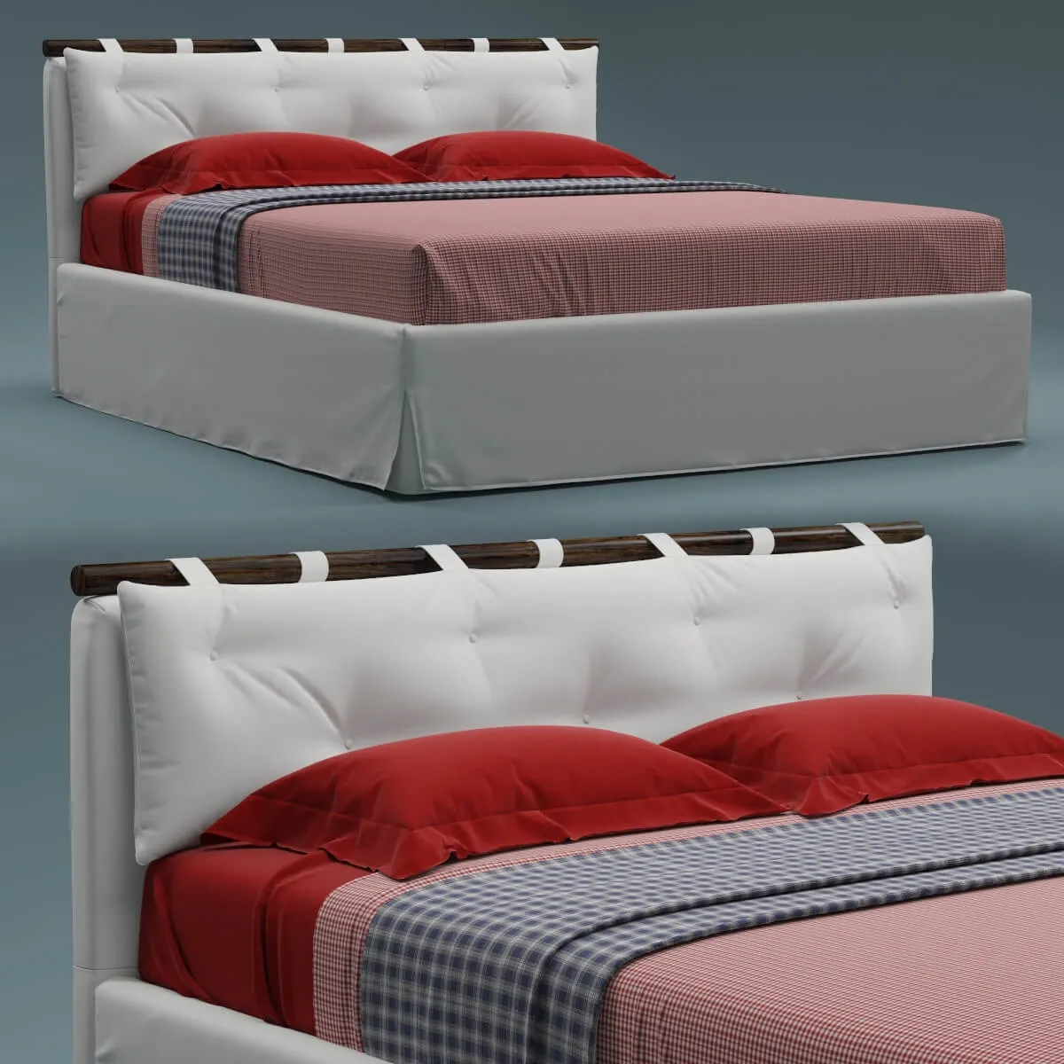 furniture - Bed Altrenotti Vindaloo 3D Model
