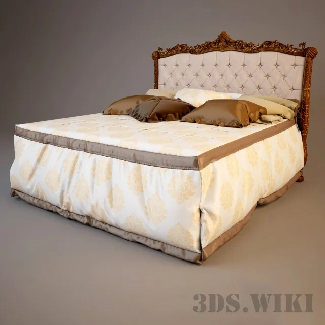furniture - Bed Angelo Cappellini 3D Model