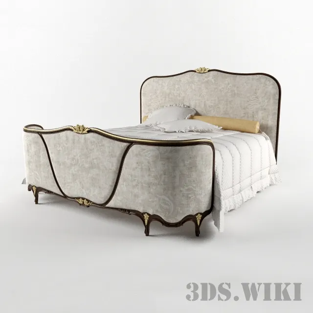 furniture - Bed ANGELO CAPPELLINI Vivaldi 0655 3D Model