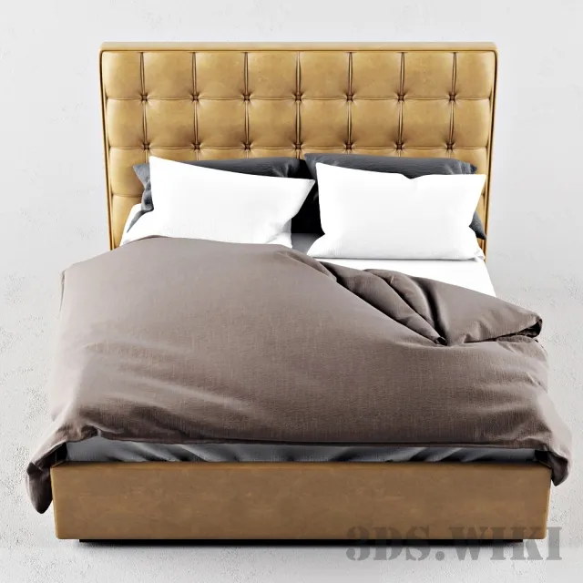 furniture - Bed ARCA By poliform 3D Model