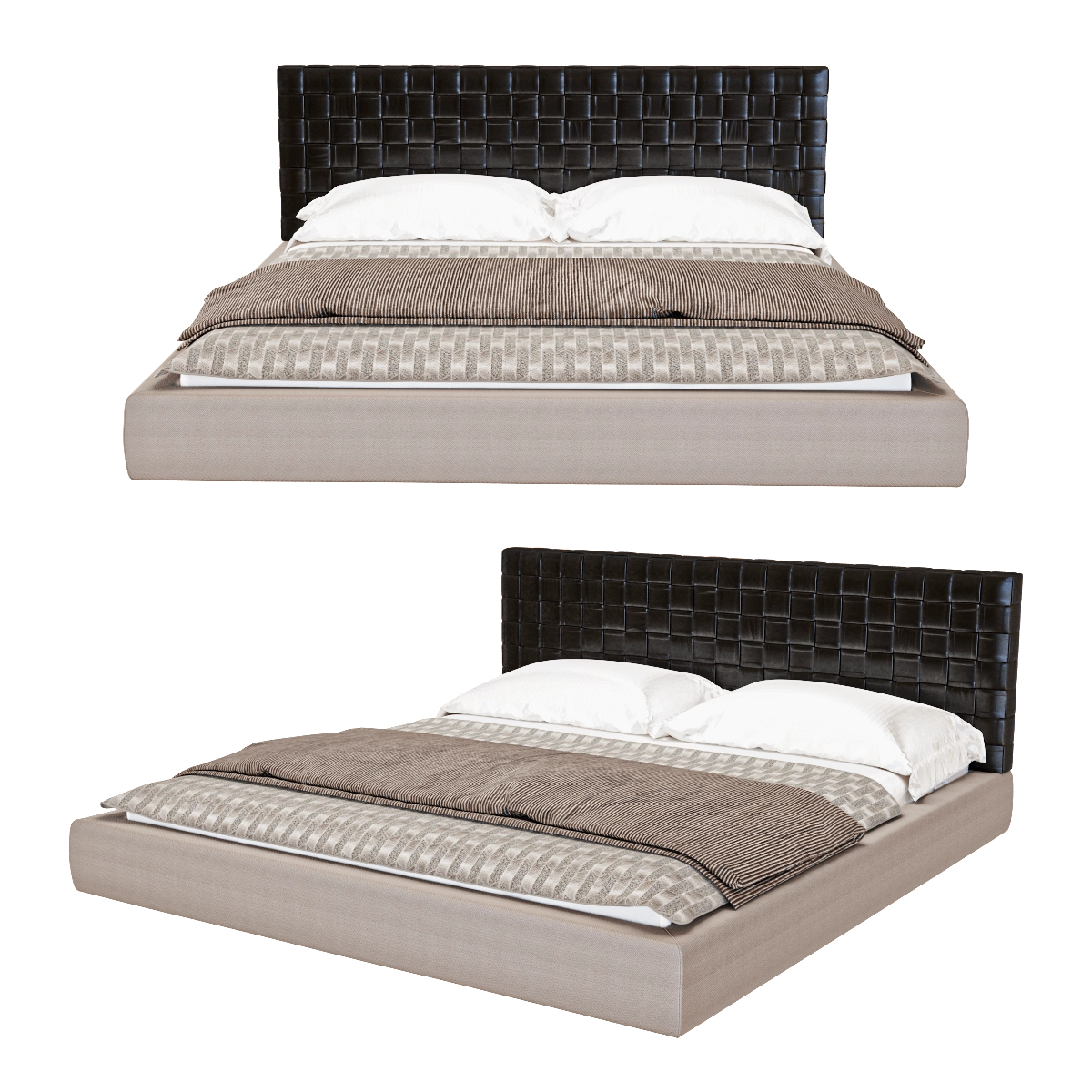 furniture - Bed Bartlett 3D Model
