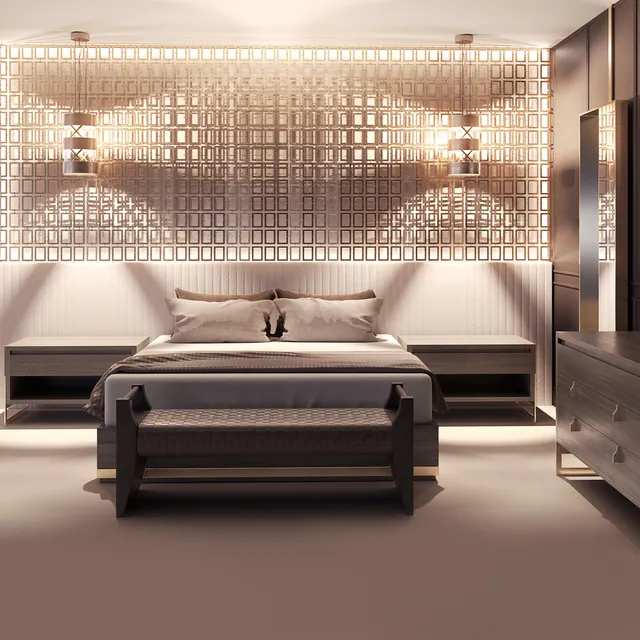 furniture - Bed Bellavista collection 2 3D Model