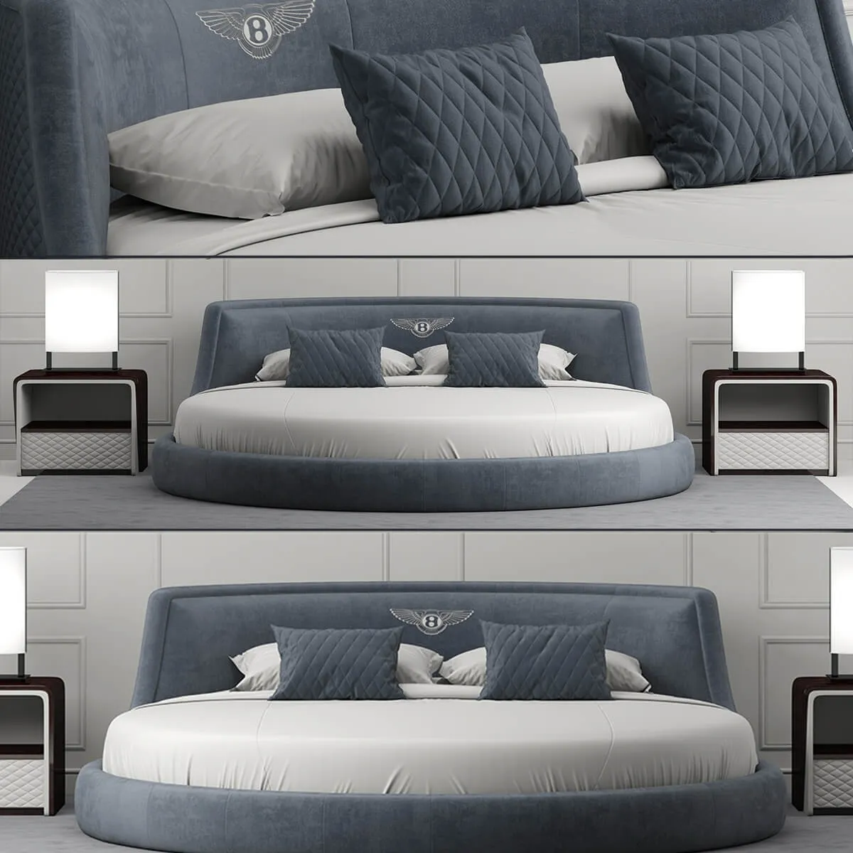 furniture - Bed bentley avebury bed 3D Model