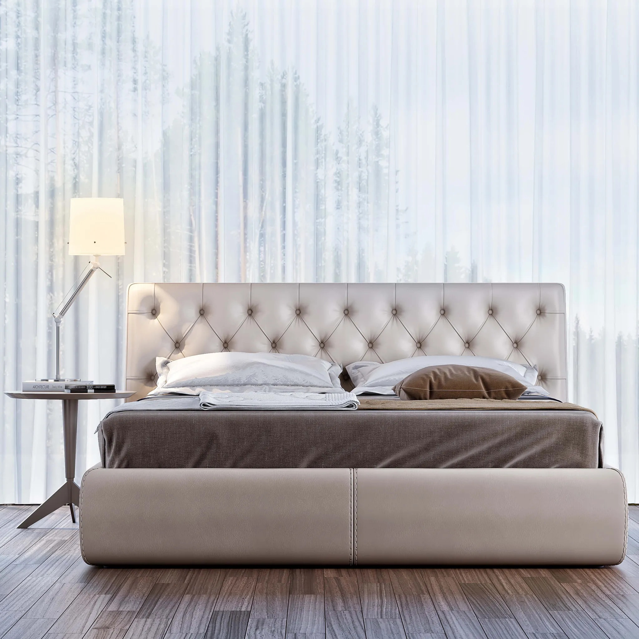 furniture - Bed Berto Tribeca 02 3D Model