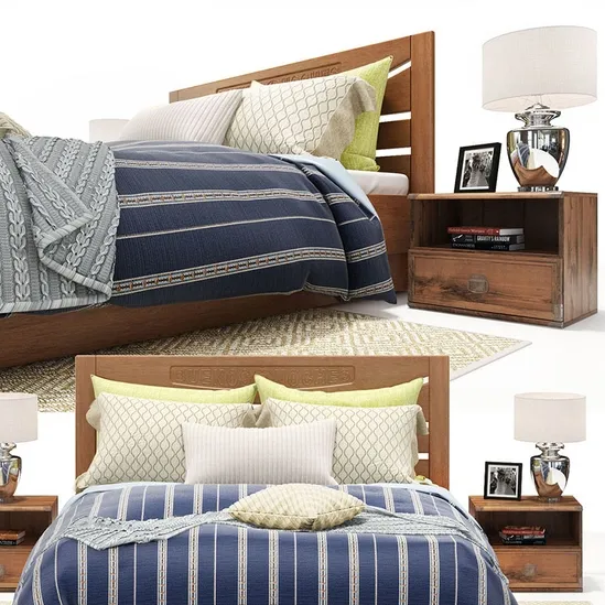 furniture - Bed Buenos Noches 3D Model