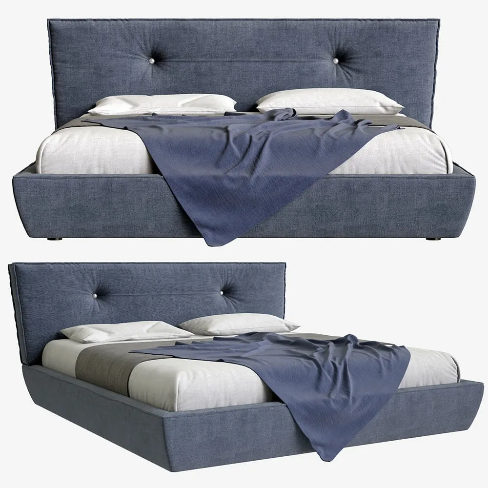furniture - Bed Busnelli Sausalito 3D Model