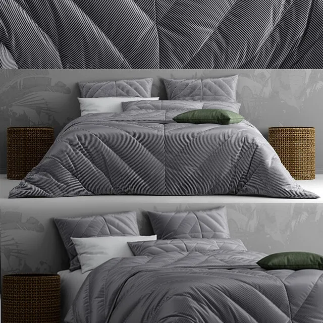 furniture - Bed by bedding adairs australia 3D Model