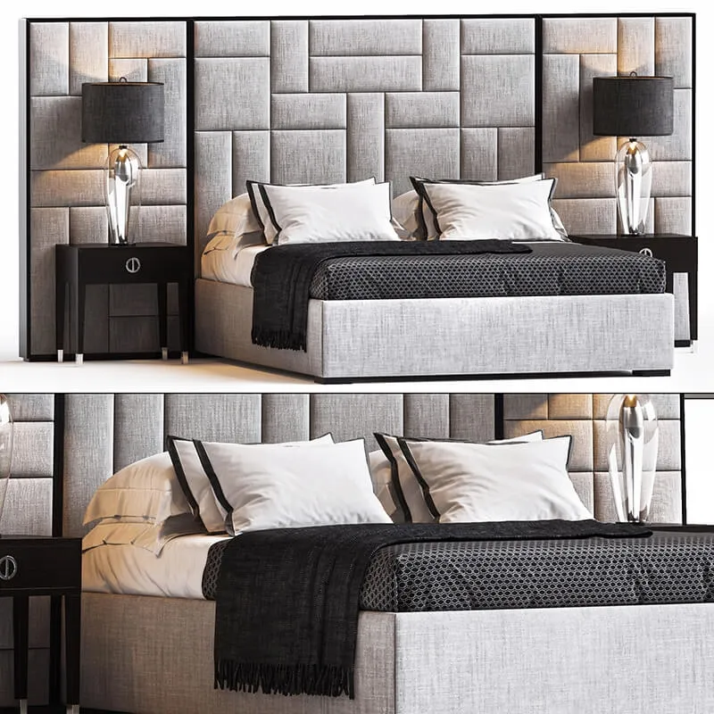 furniture - bed by  Sofa and chair company 12 3D Model