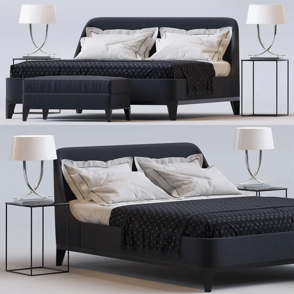 furniture - Bed  by  Sofa and Chair Company 17 3D Model