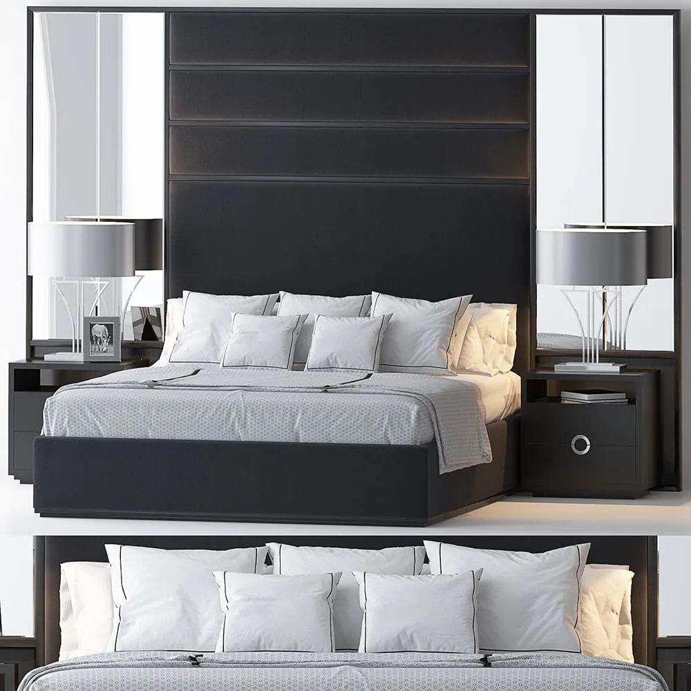 furniture - Bed by Sofa and Chair Company  24 3D Model