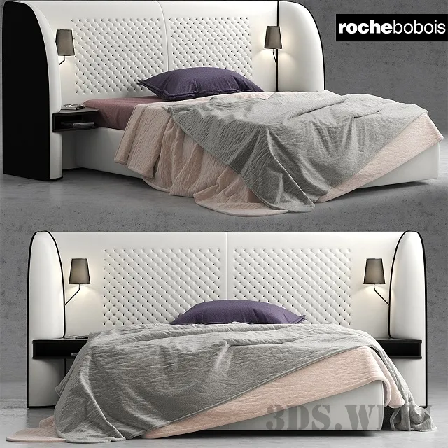 furniture - Bed CHERCHE MIDI By ROCHE BOBOIS 3D Model