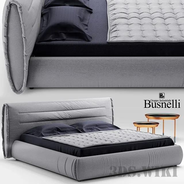 furniture - Bed CINOVA CIRCLE (by BUSNELLI GROUP) 3D Model