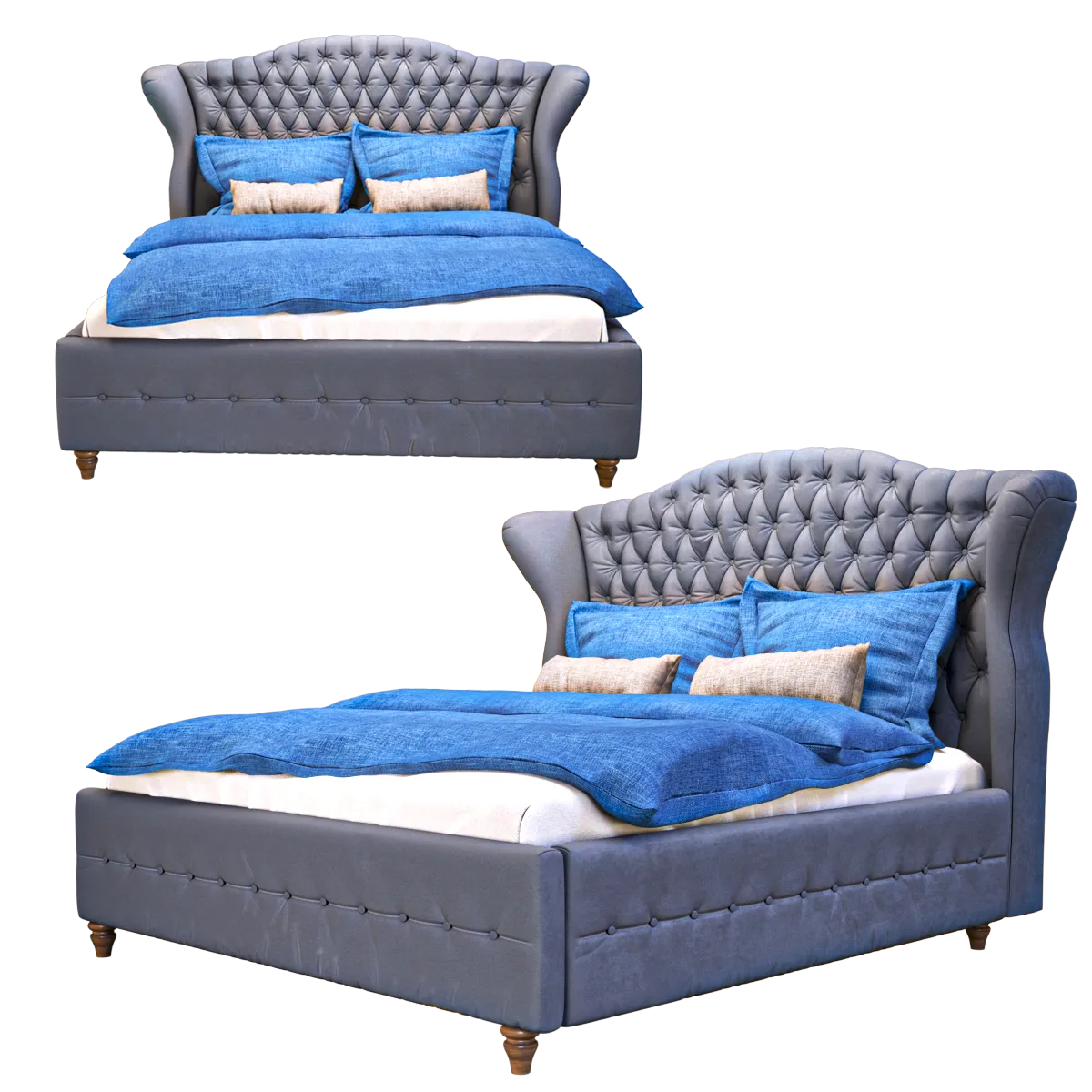 furniture - Bed City Spirit 3D Model