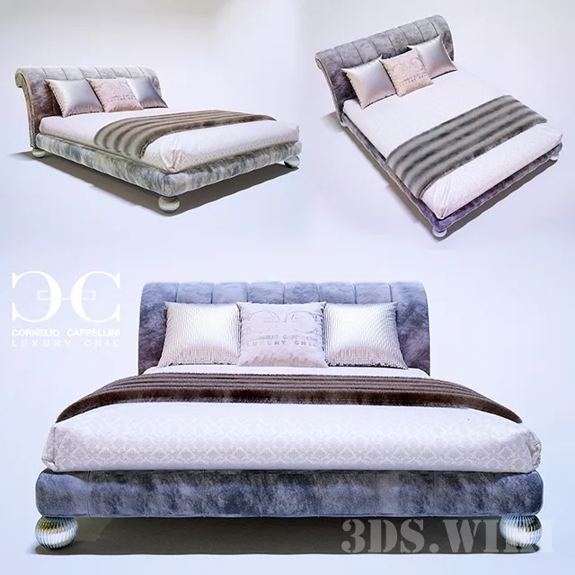 furniture - Bed CORNELIO CAPPELLINI OF INTERIORS GARY 5200 3D Model