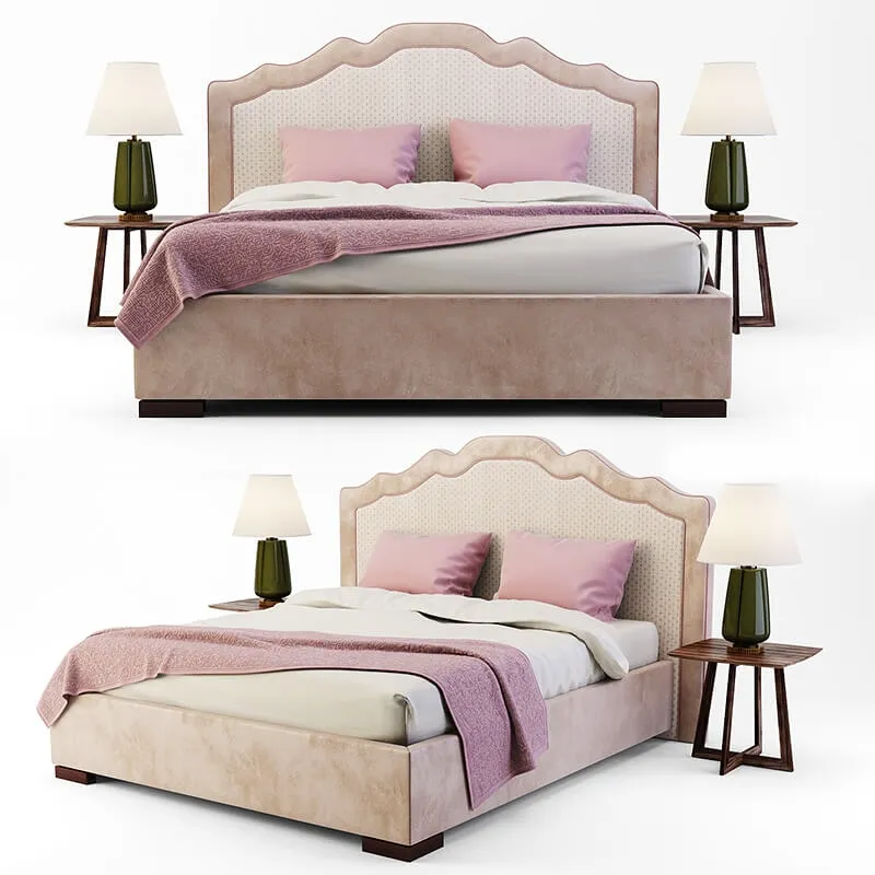 furniture - Bed Costa Bella Laura 3D Model