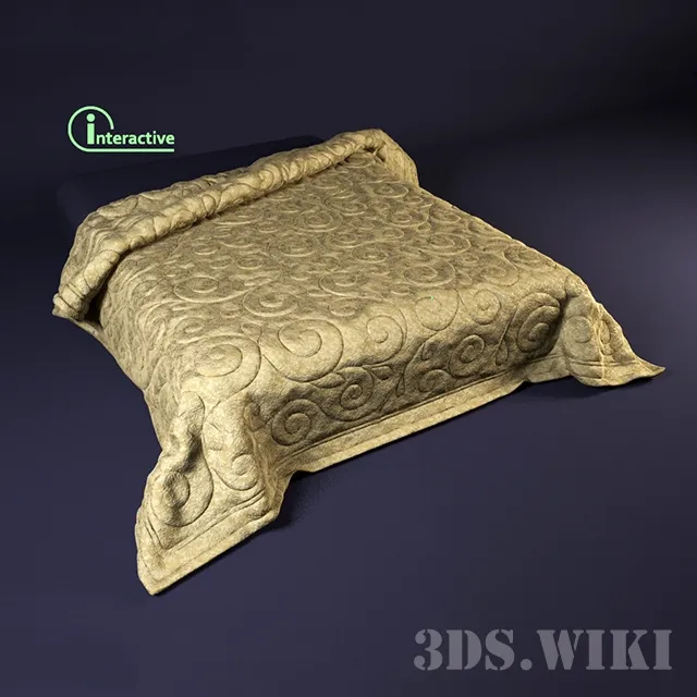 furniture - Bed cover 3D Model