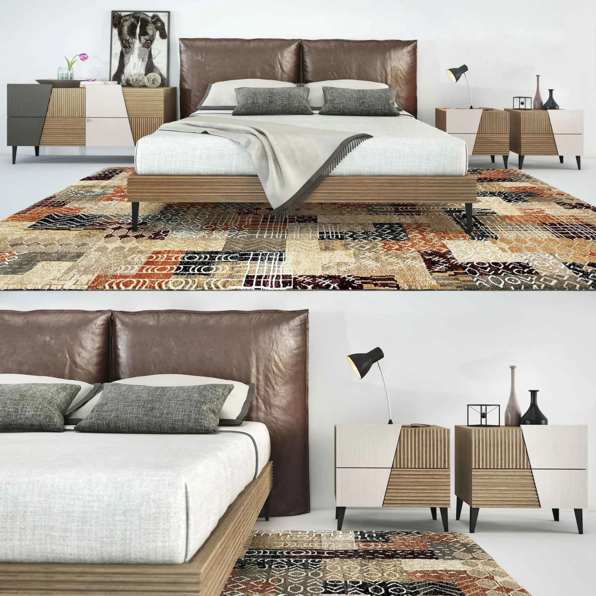 furniture - Bed Devina Zero collection 09 3D Model