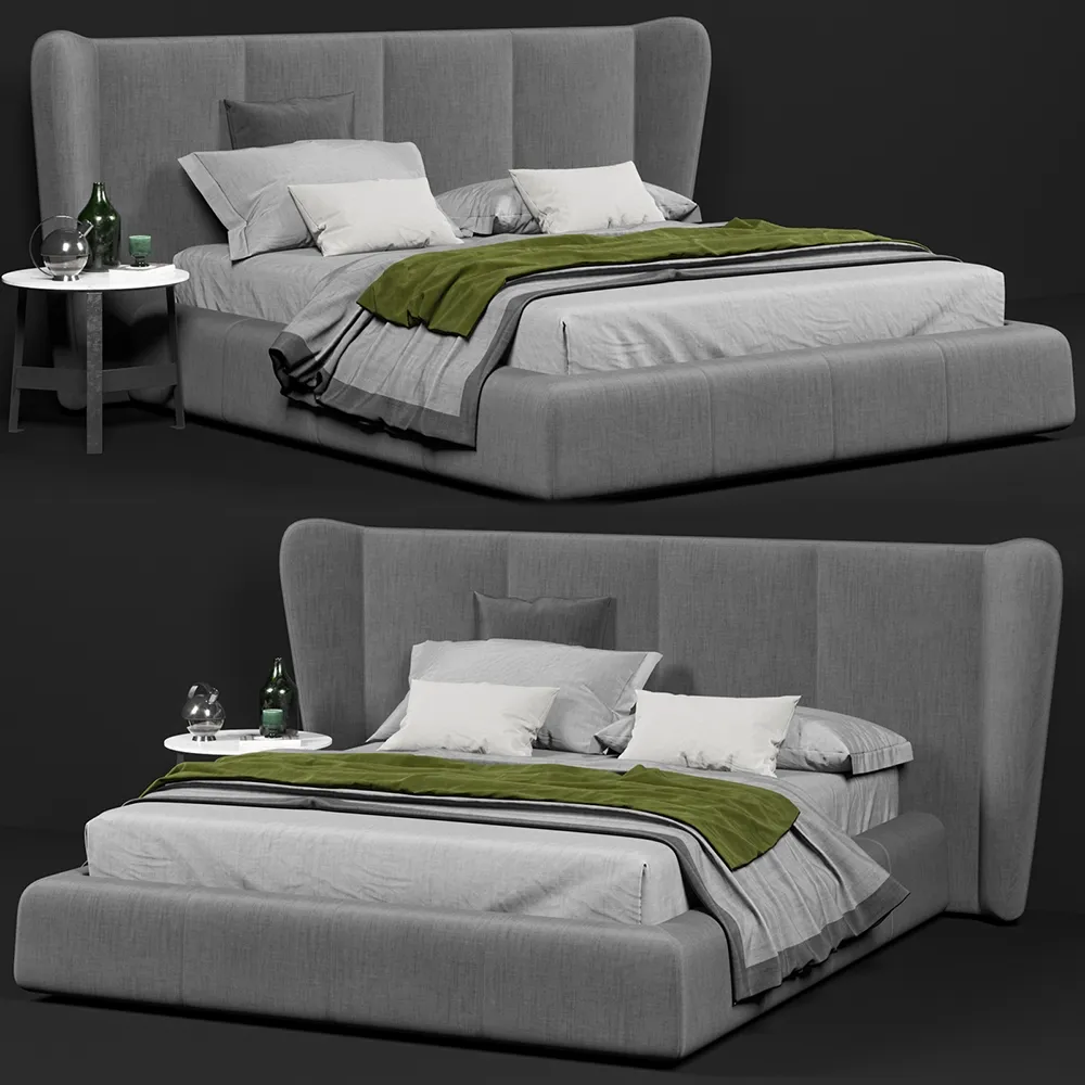 furniture - Bed Ditre Italia Opus 3D Model