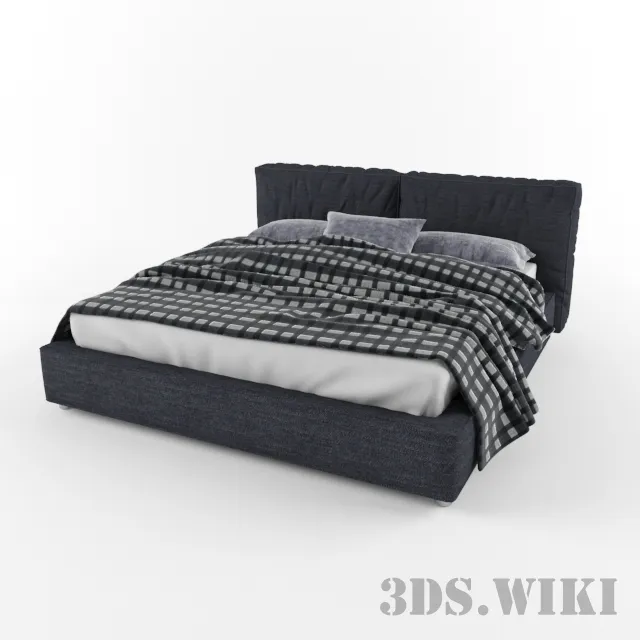 furniture - Bed Elena 3D Model