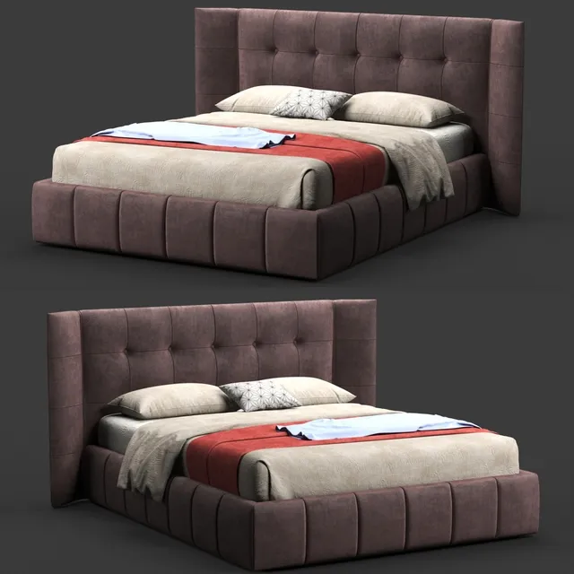 furniture - Bed Felis Foster 3D Model