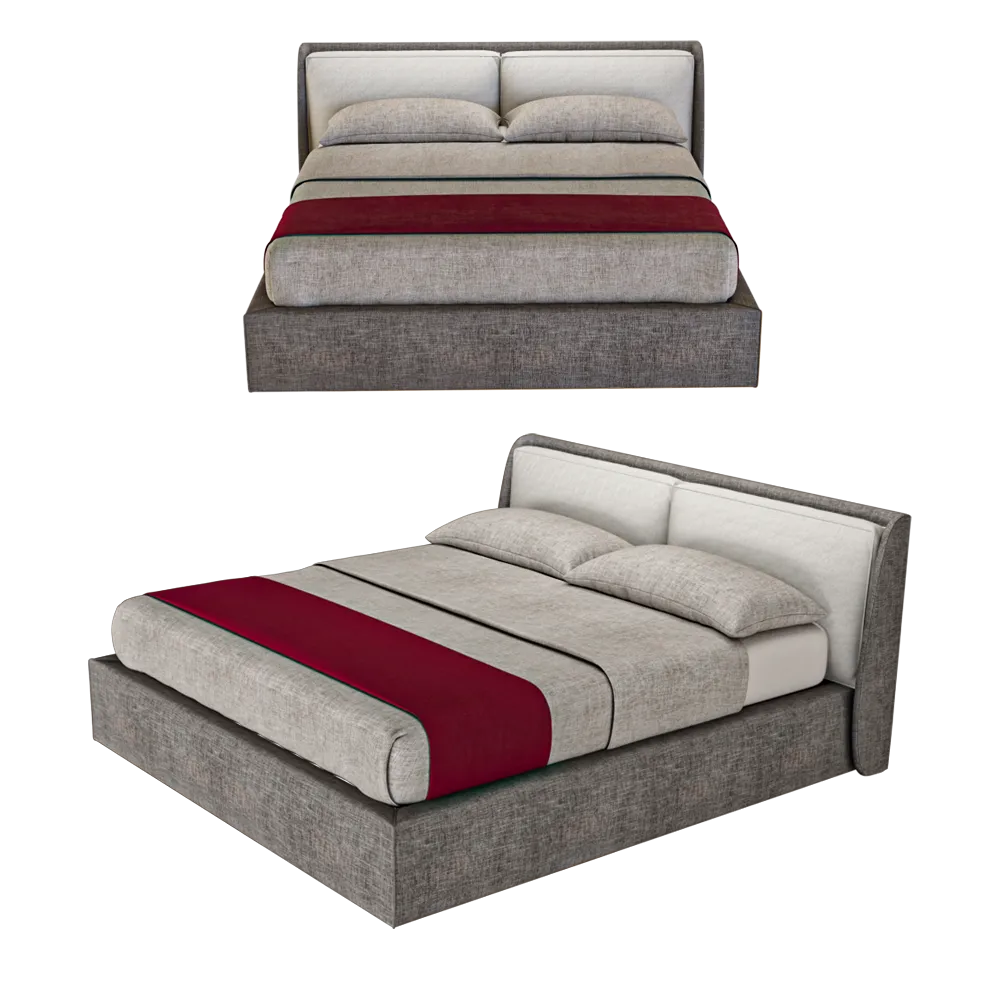 furniture - Bed Felis Kevin 3D Model