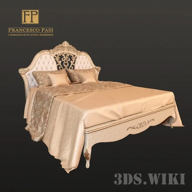 furniture - Bed FRANCESCO PASI GRAN GUARDIA 2052 LBA / FO 3D Model