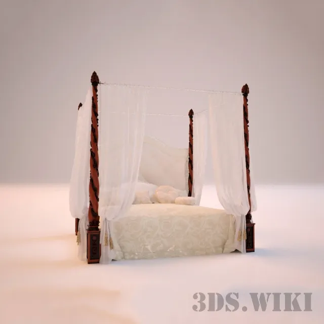 furniture - Bed FRE-02 Jumbo Collection 3D Model