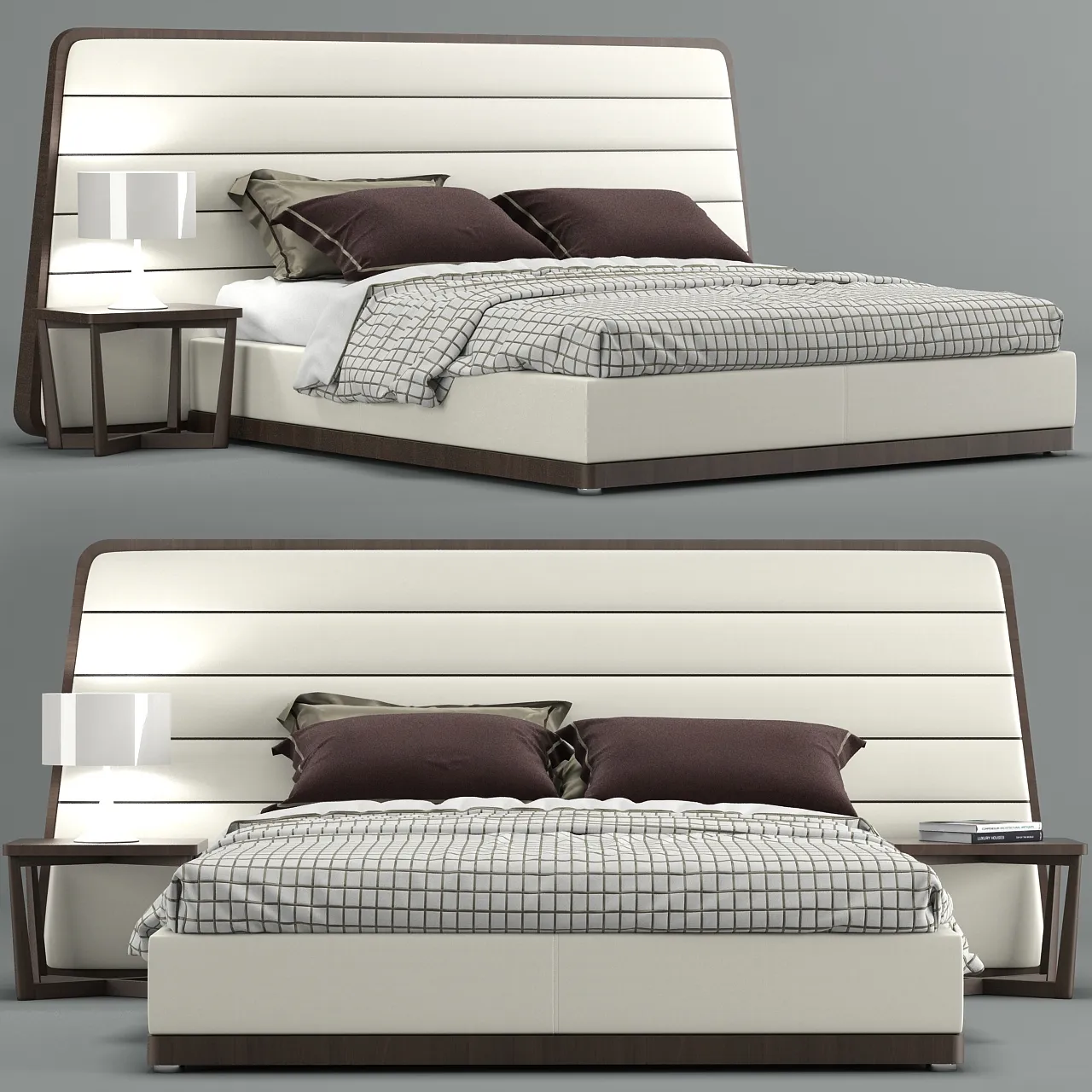 furniture - Bed Gilda (290) Besana 3D Model
