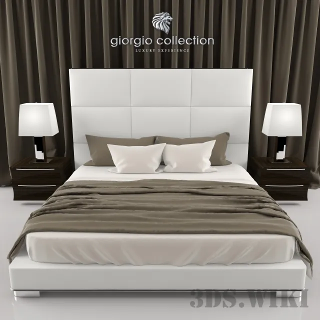 furniture - Bed Giorgio Collection 3D Model