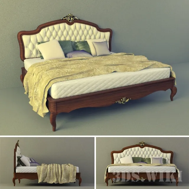 furniture - Bed Giorgiocasa GC.BD.MV.101 3D Model
