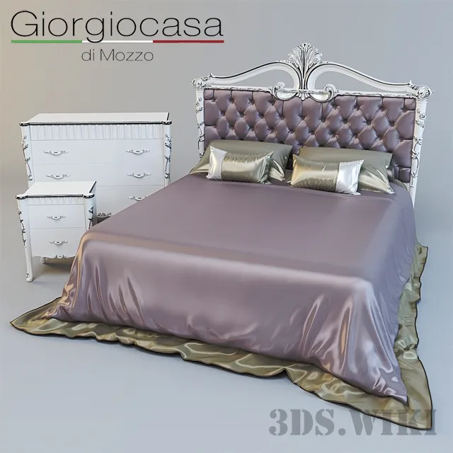 furniture - Bed Giorgiocasa Giulietta e Romeo 3D Model