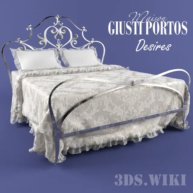 furniture - Bed GIUSTI PORTOS DESIRES 3D Model