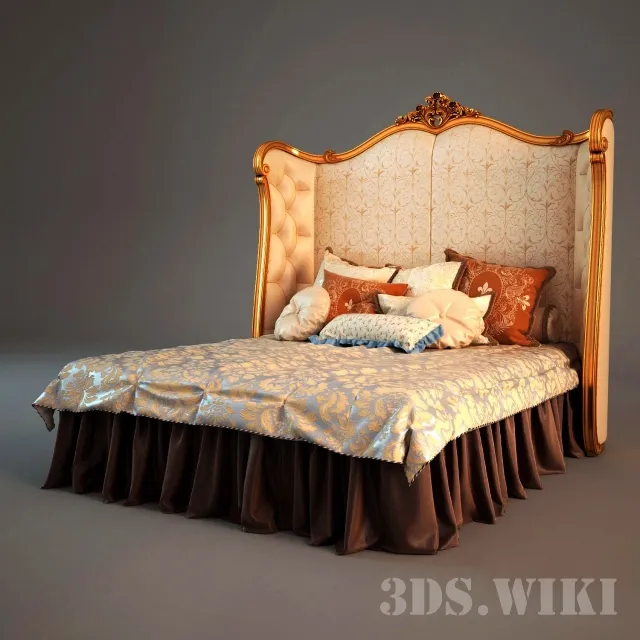 furniture - Bed Glamor Art.GLA701 3D Model