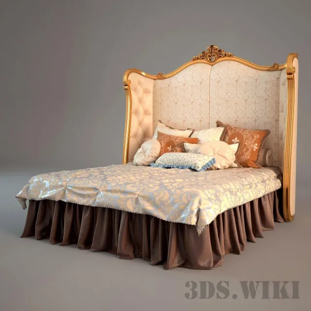furniture - Bed Glamor Art.GLA701 3D Model