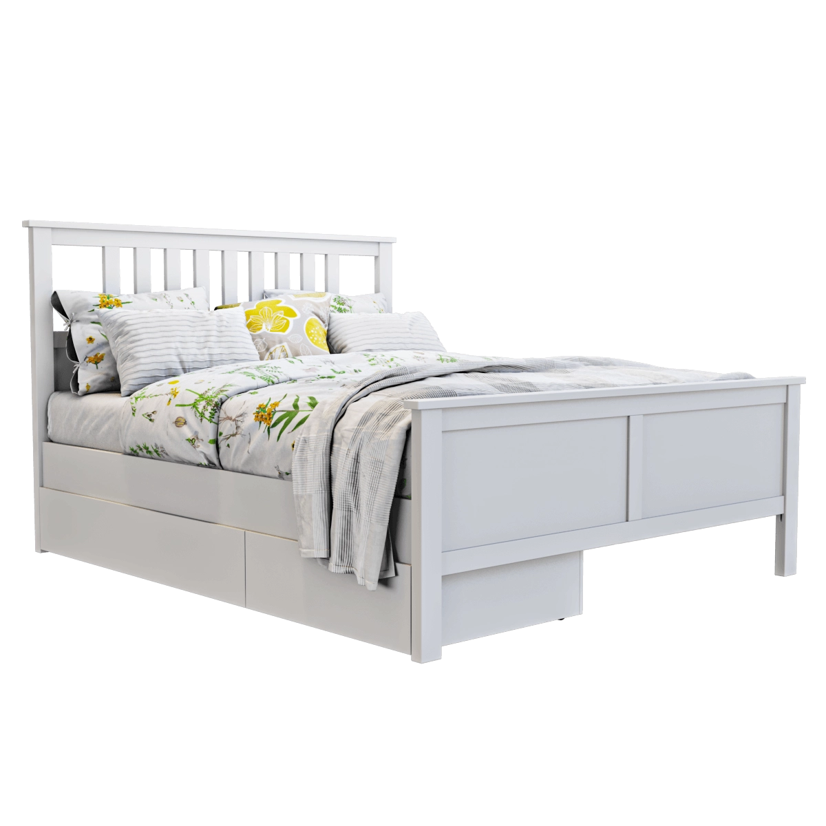 furniture - Bed Hemnes 3D Model