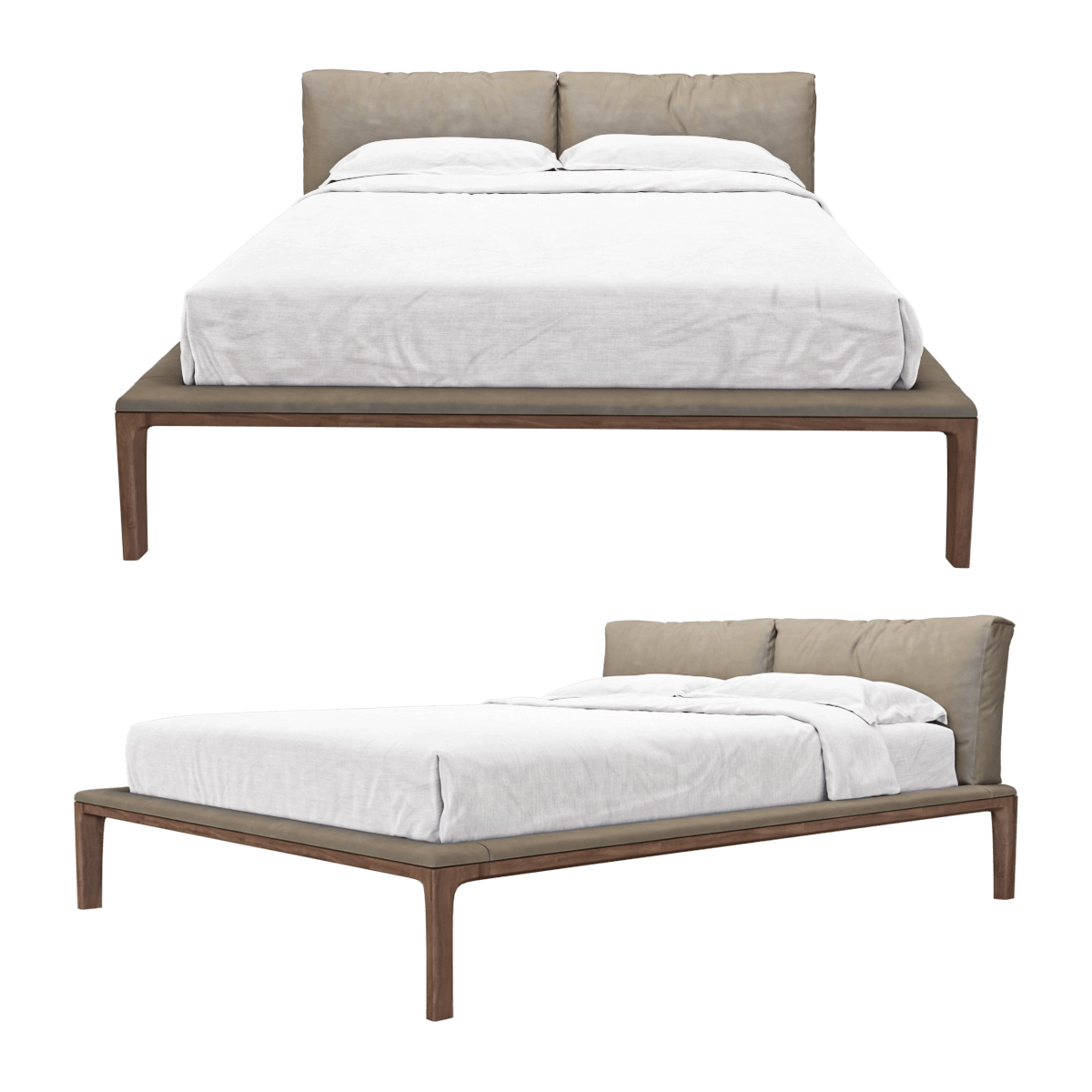 furniture - Bed Join by Alivar 3D Model