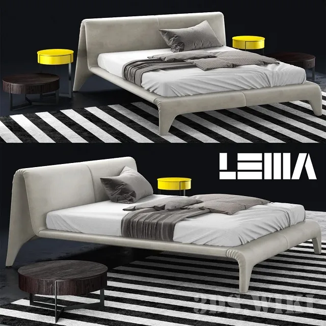 furniture - Bed KIDO lema 3D Model