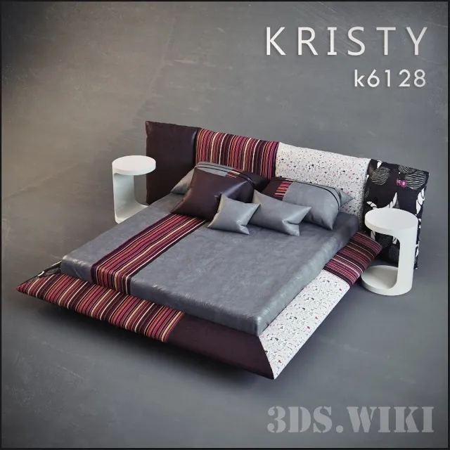 furniture - Bed Kristy K6128 3D Model