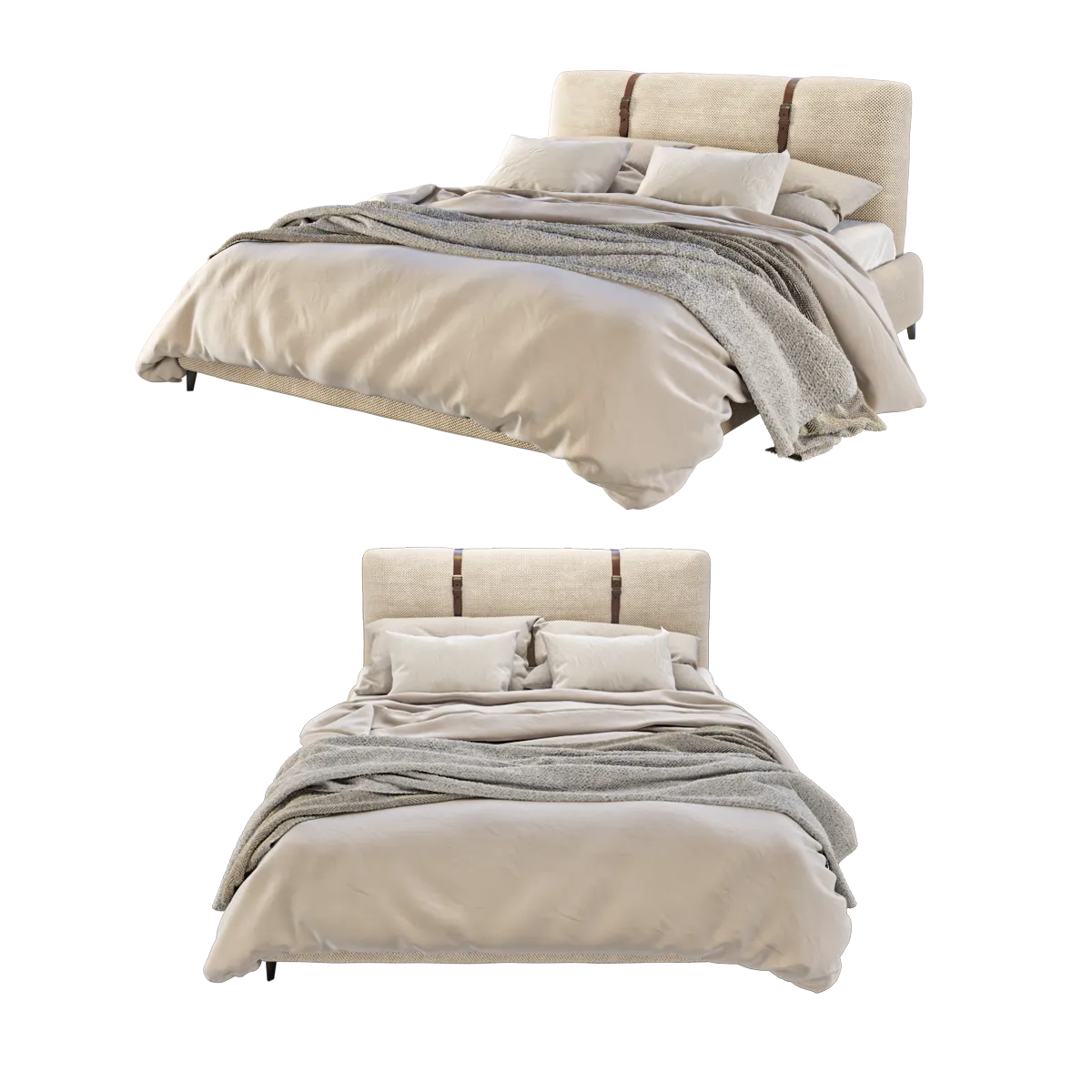 furniture - Bed Legami 3D Model