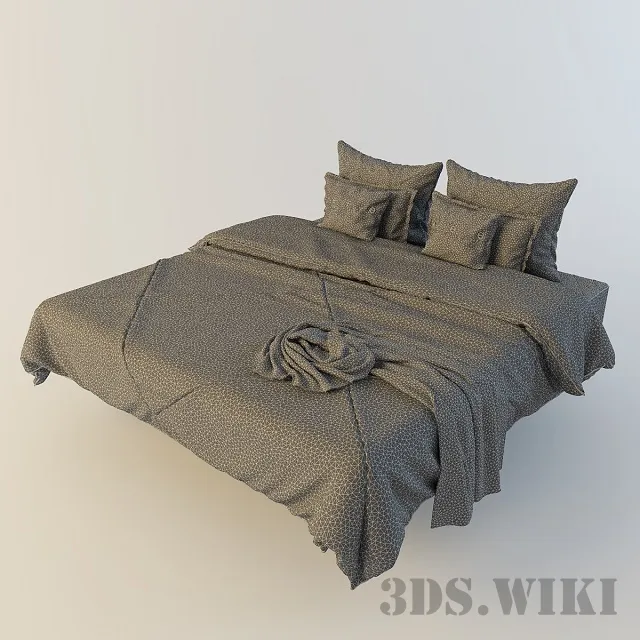 furniture - Bed linen 3D Model