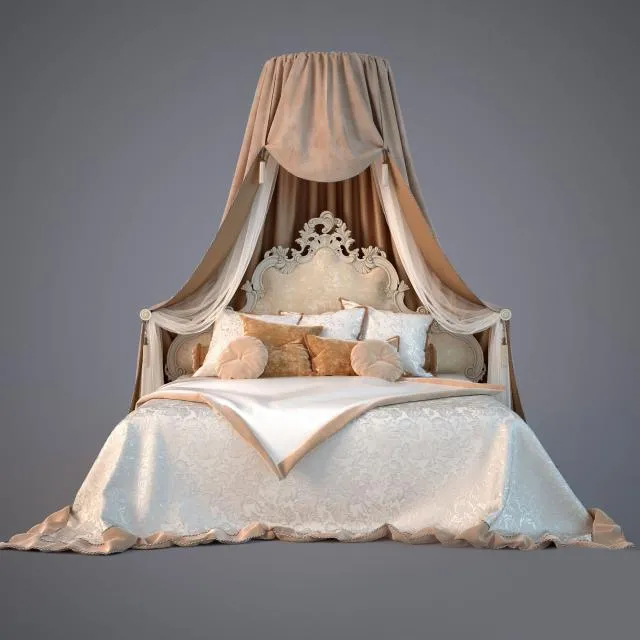 furniture - Bed Mademoiselle 3D Model