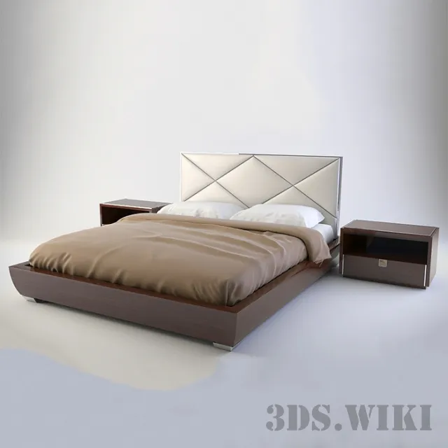 furniture - Bed Malerba Dresscode DC 900 3D Model