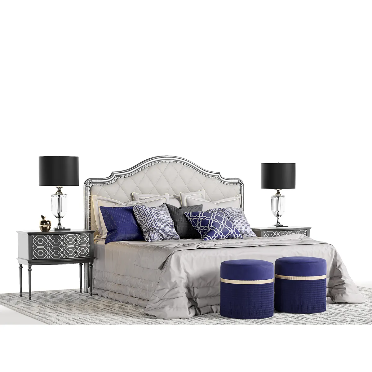 furniture - Bed Marge Carson Rivoli 3D Model