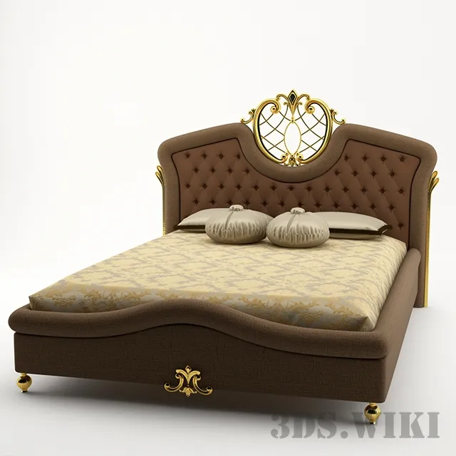 furniture - Bed Milord 3302 E3750 3D Model