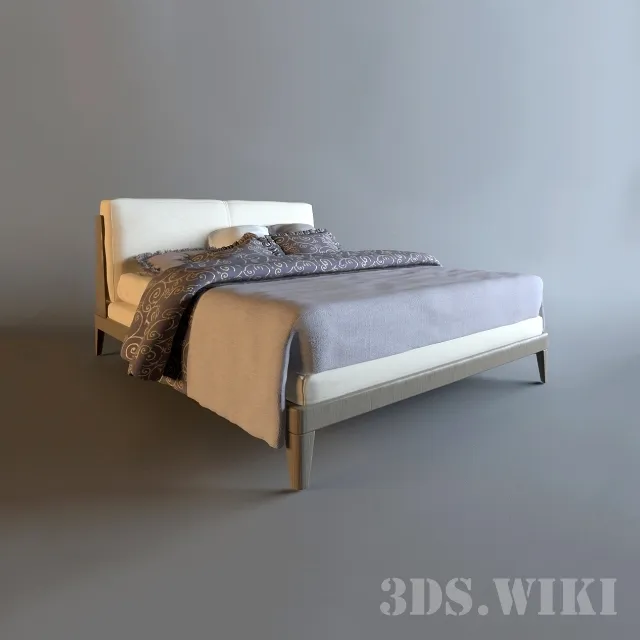 furniture - Bed Misura Emme Assuan 3D Model