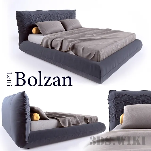 furniture - Bed Nido Bolzan Letti 3D Model