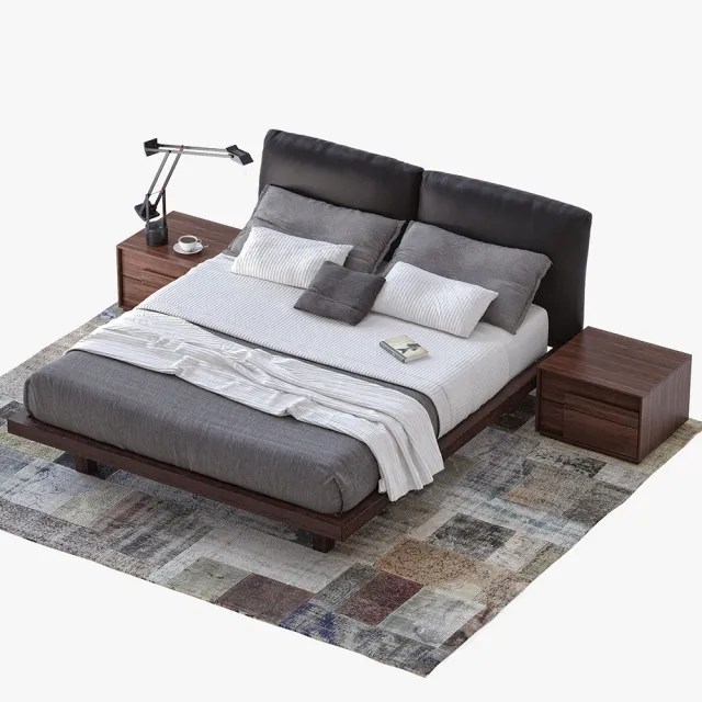 furniture - Bed Novamobili Nido 3 3D Model